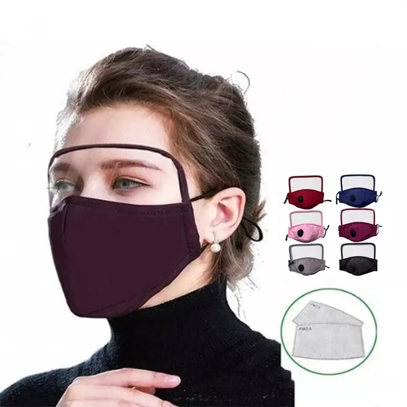 New Designer Protection Faceshield Breathing Valve Facemask Cotton Washable Anti-Wind Face Maskes Filter Pocket Maskss