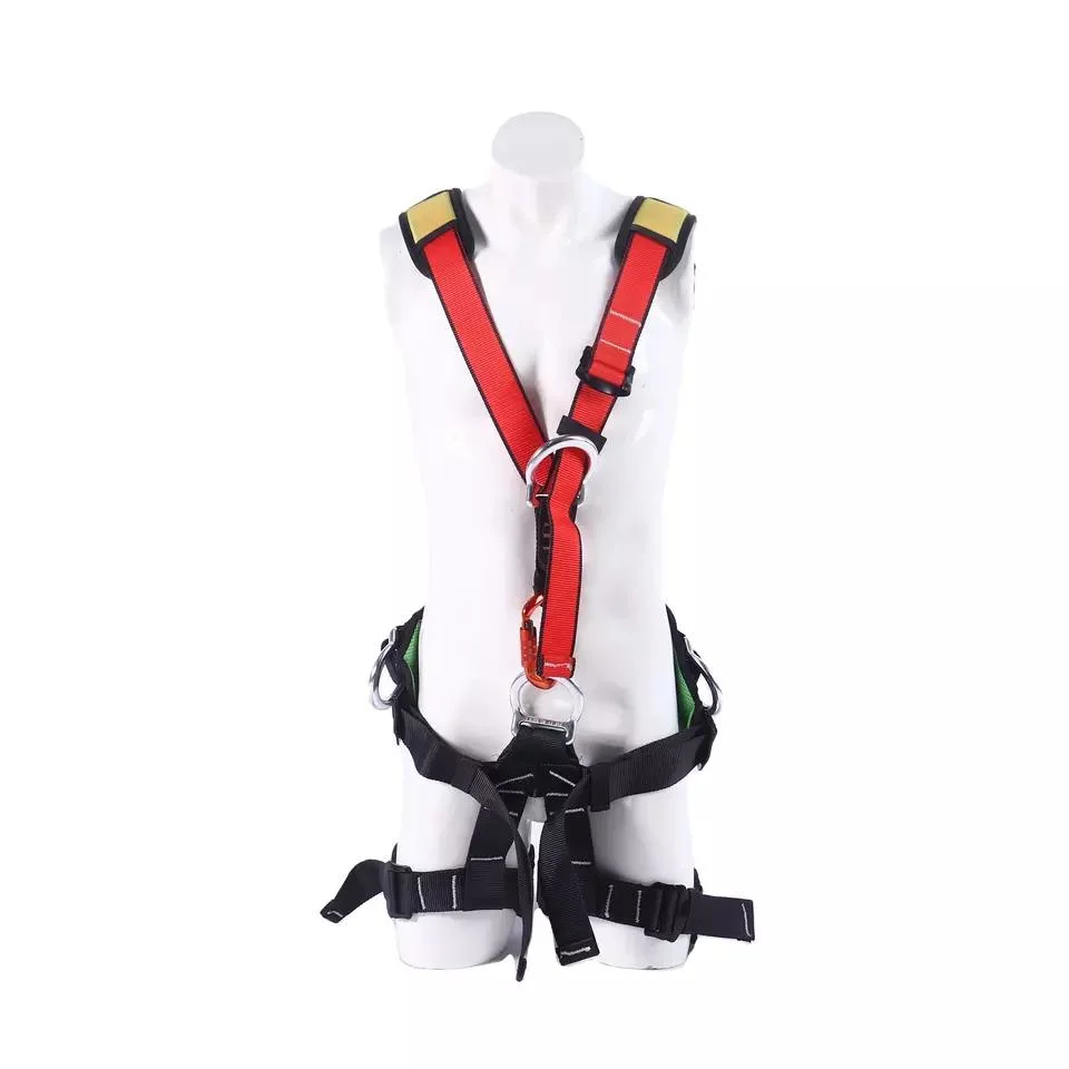 CE Standard Shoulder and Waist and Leg Protection Climbing Rescue Industrial High Quality Style Full Body Safety Harness