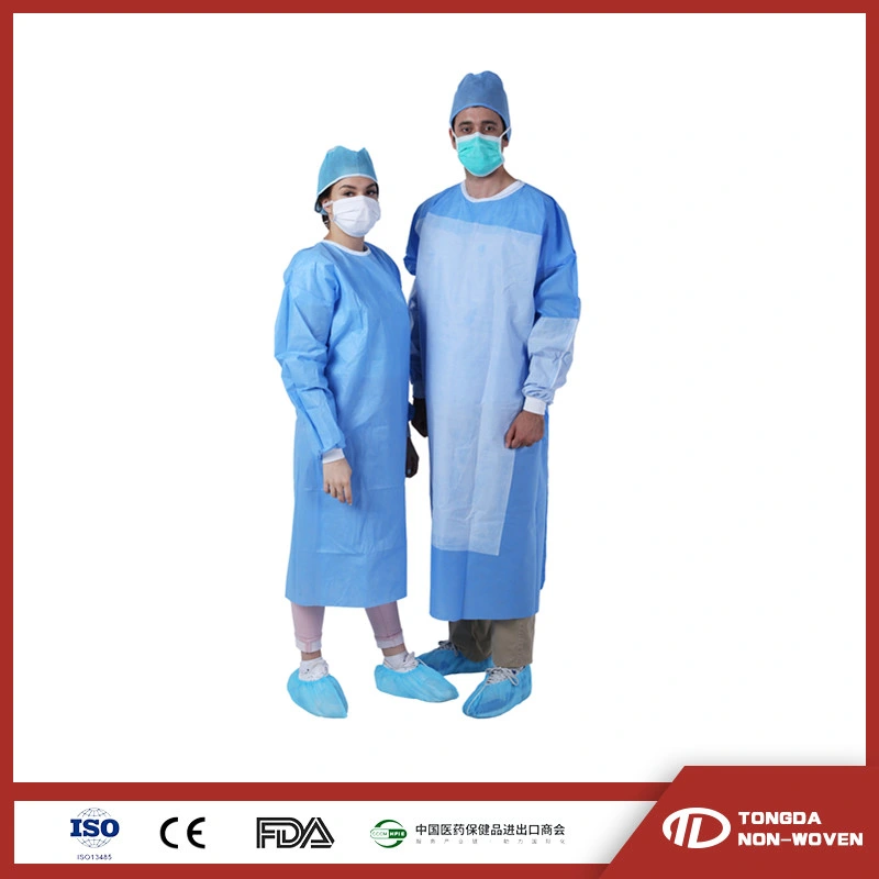 Disposable Isolation Clothes Sterilized Non Woven Consumable Hospital Medical Protection Surgical Gown Isolation Clothes